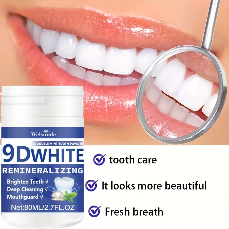 Teeth Whitening Singapore - Poudre dentaire hydroxyapatite blanchissante blanche 9D,