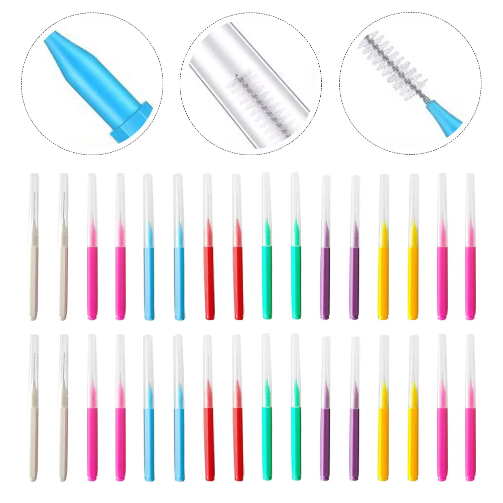 Teeth Whitening Brush - Boîte de 20 brosses interdentaires droites