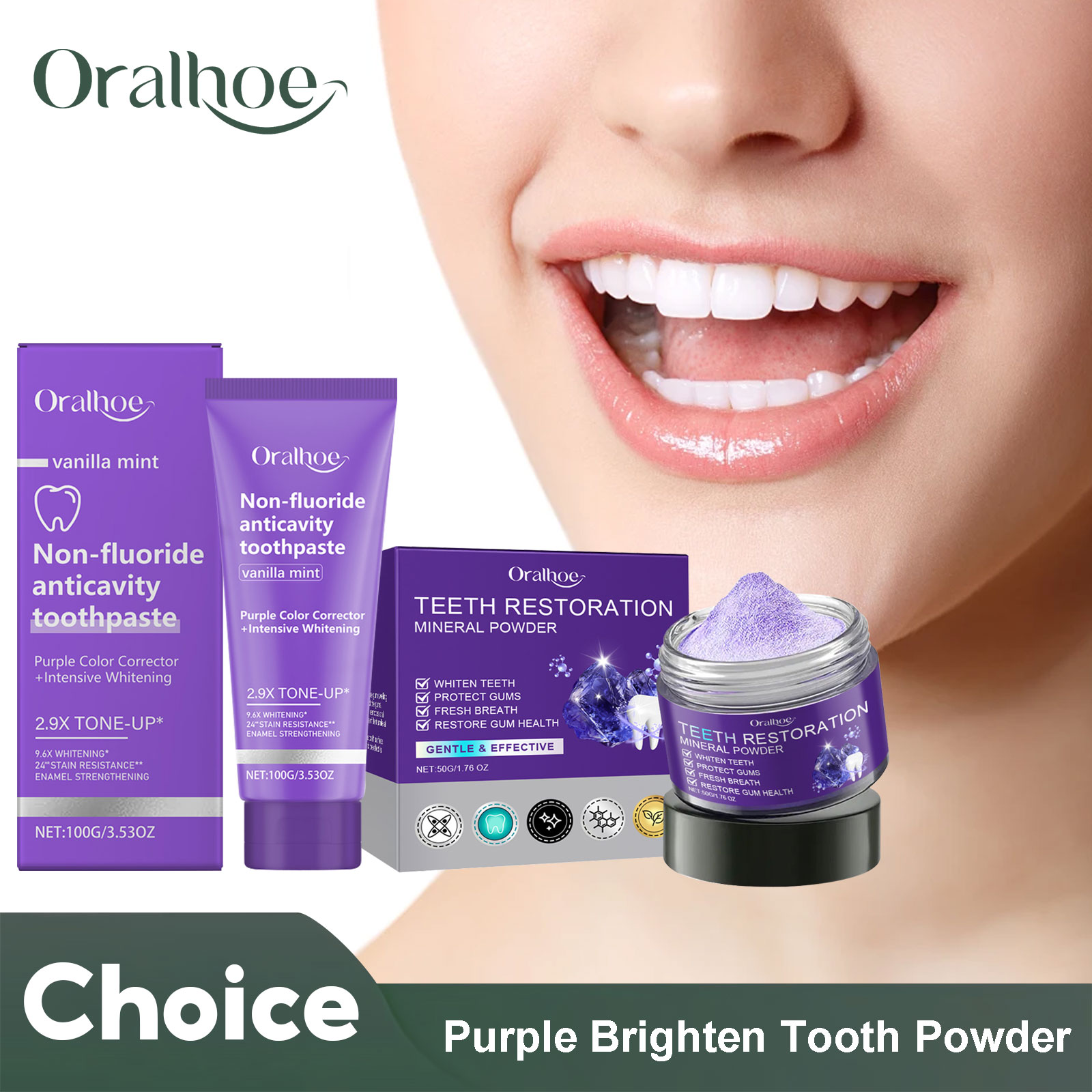 Teeth Whitening Singapore - Poudre de nappode pour la domination
