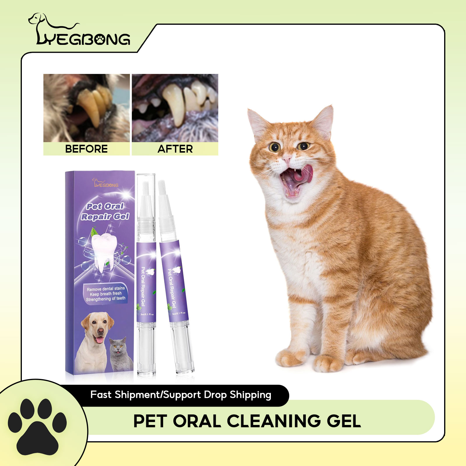 Teeth Whitening Singapore - Gel de réparation orale pour animaux
