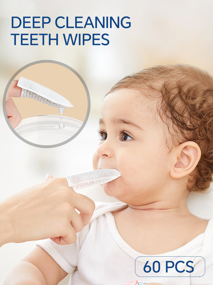 Teeth Whitening Brush - Ensemble de lingettes pour dents de
