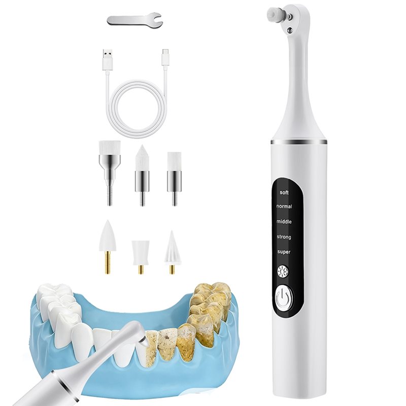 Teeth Whitening Brush - Polisseur de dents électrique rechargeable A83G-LED