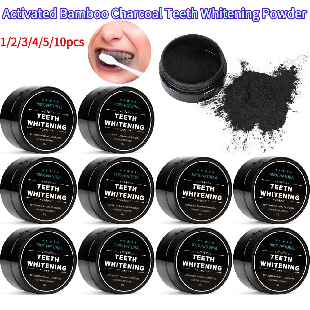 Whitening Powder Activated - Poudre de blanchiment des dents, charbon