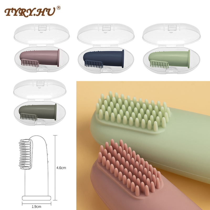 Brosse à dents à doigt souple  - Teeth Whitening Brush avis et prix