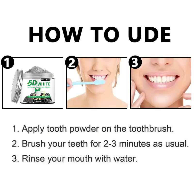 YUlTlKUE Poudre dentifrice bla - Whitening Powder Activated avis et prix