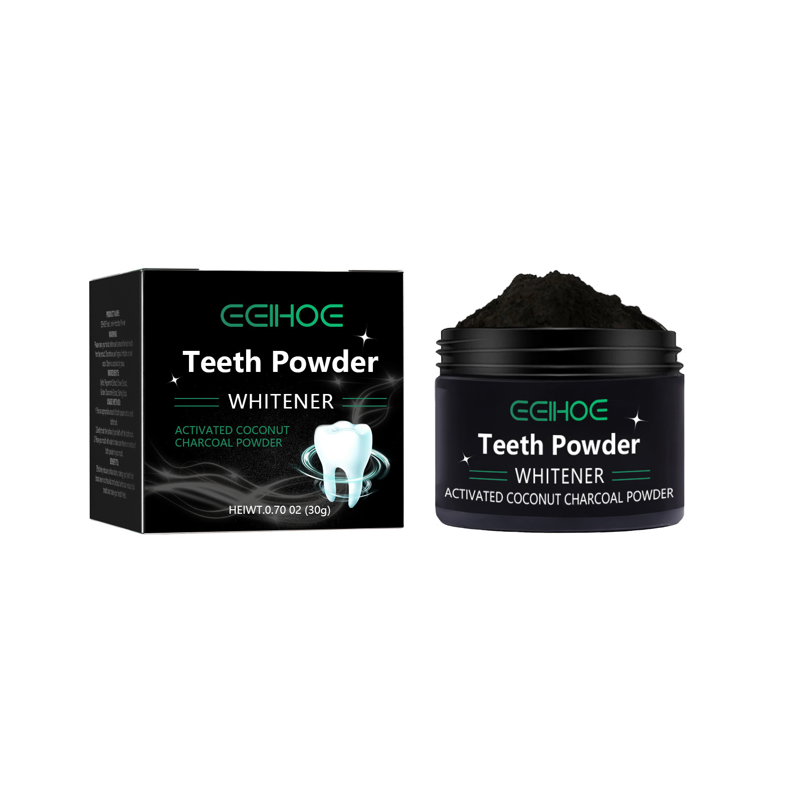 EELHOE poudre de charbon de bo - Whitening Powder Activated avis et prix