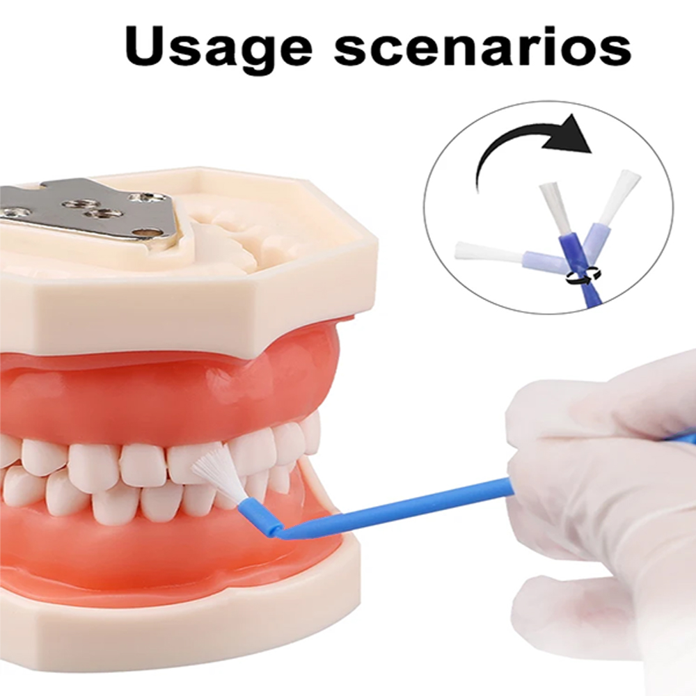 100 applicateurs de micro-bros - Teeth Whitening Brush avis et prix
