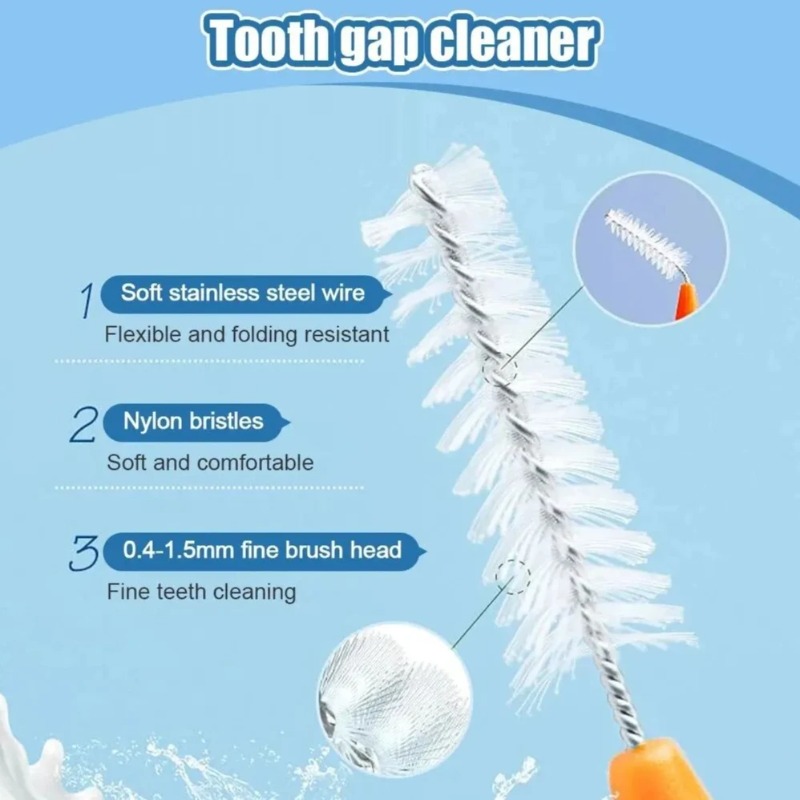 Boîte de 20 brosses interdenta - Teeth Whitening Brush avis et prix