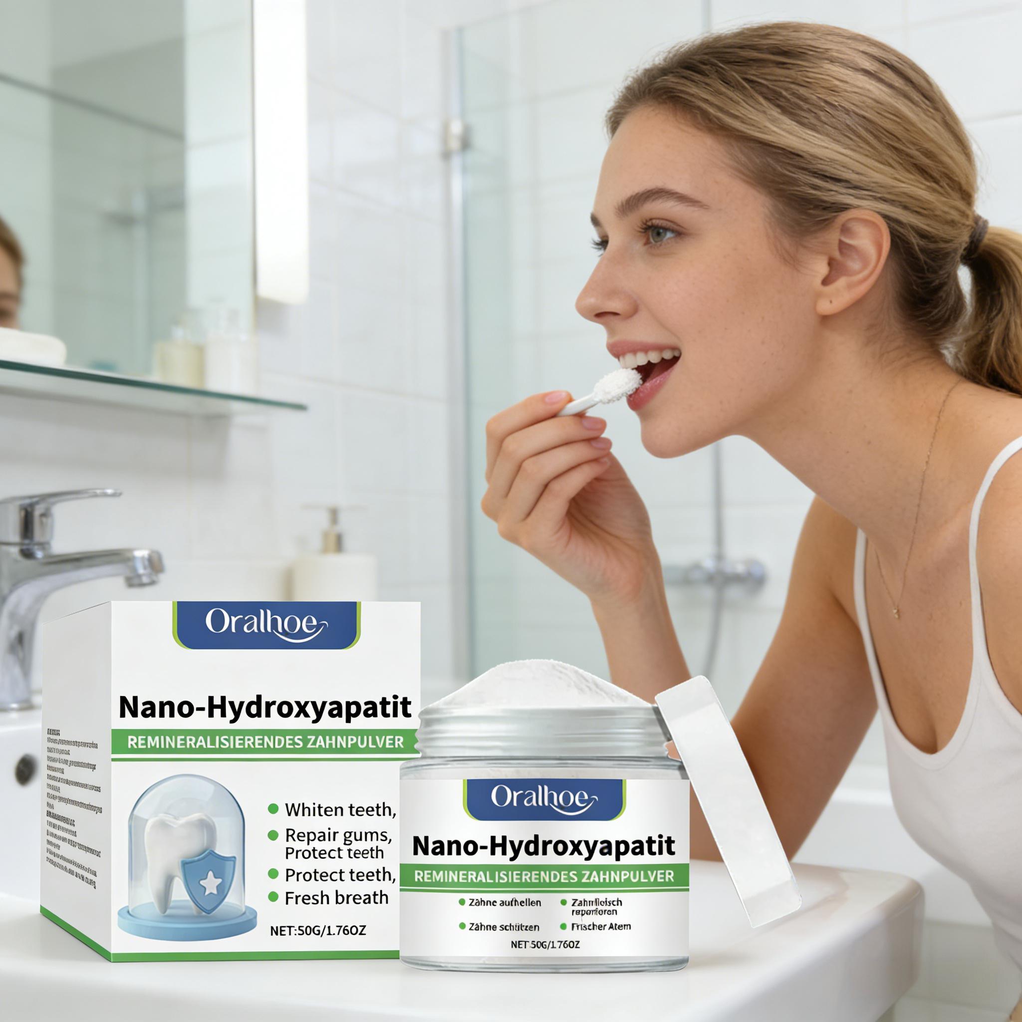 Poudre blanchissante Oralhoe p - Teeth Whitening Singapore avis et prix