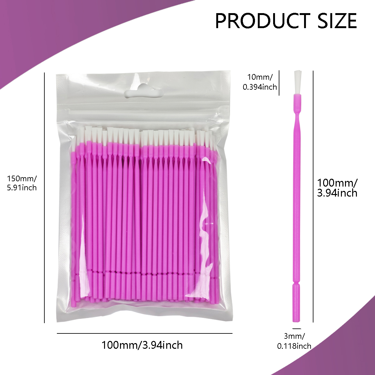 100 applicateurs de micro-bros - Teeth Whitening Brush avis et prix