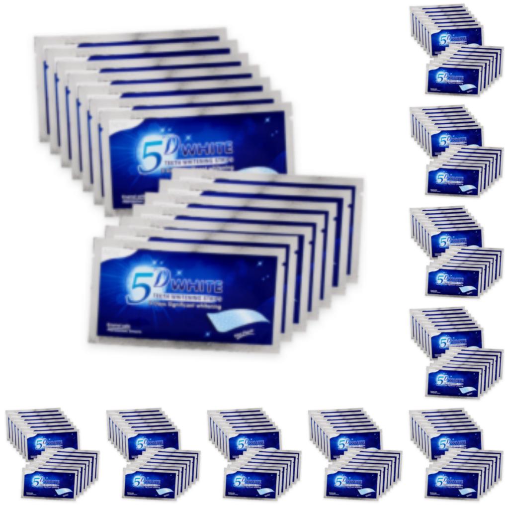 70/140 paires 5D bandes de bla - Teeth Whitening Effects avis et prix