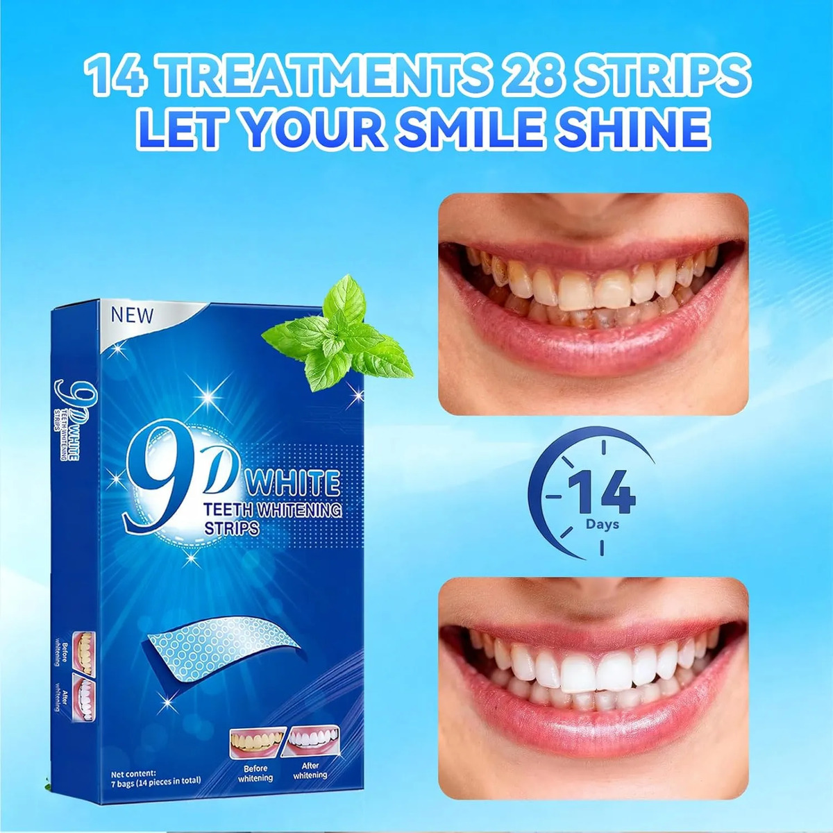 Bandes blanchissantes pour les - Teeth Whitening Effects avis et prix