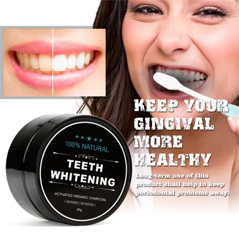 Poudre de charbon de bois de q - Whitening Powder Activated avis et prix