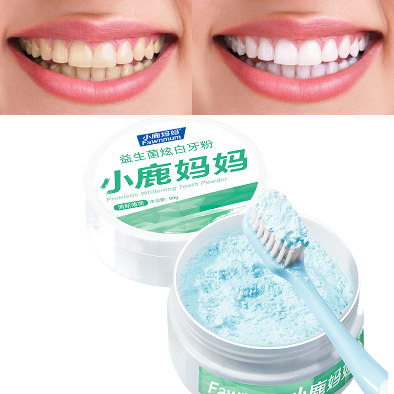 Fawnmun 50g poudre de dents ac - Whitening Powder Activated avis et prix