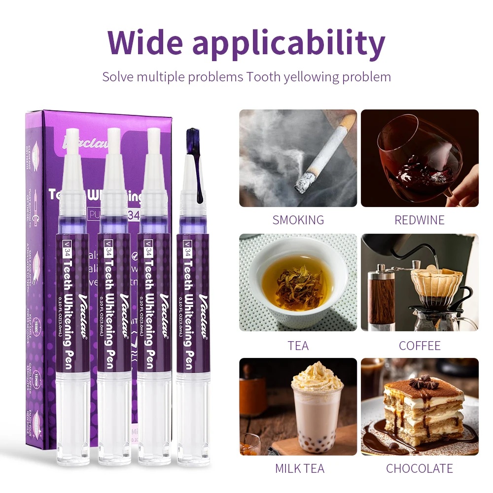 Vaclav V34 stylo gel de blanch - Teeth Whitening Singapore avis et prix